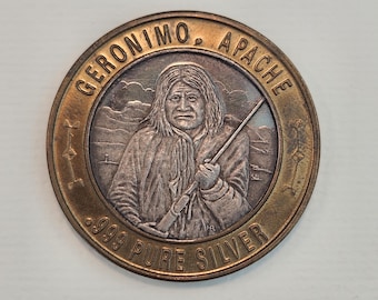 Geronimo Apache 999 Pure Silver Strike