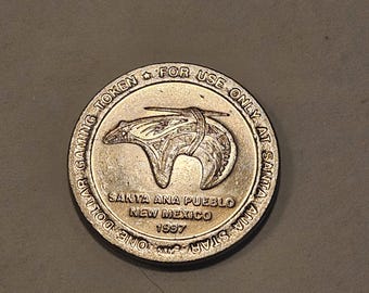 1997 Santa Anna Star Casino Gaming Token, New Mexico