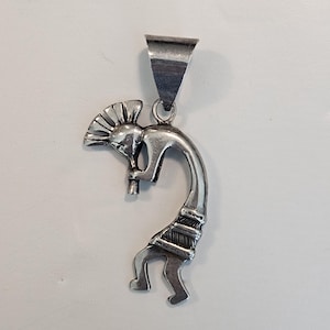 Kokopelli Sterling Silver Pendant