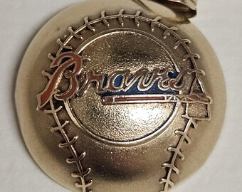 Atlanta Braves MLB 14k Gold Vintage 1998 Baseball Pendant
