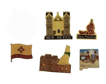 Vintage New Mexico Souvenir Lapel Pins. Your Choice 15 Each