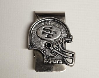 San Francisco 49ers Vintage Sterling Silver Money Clip