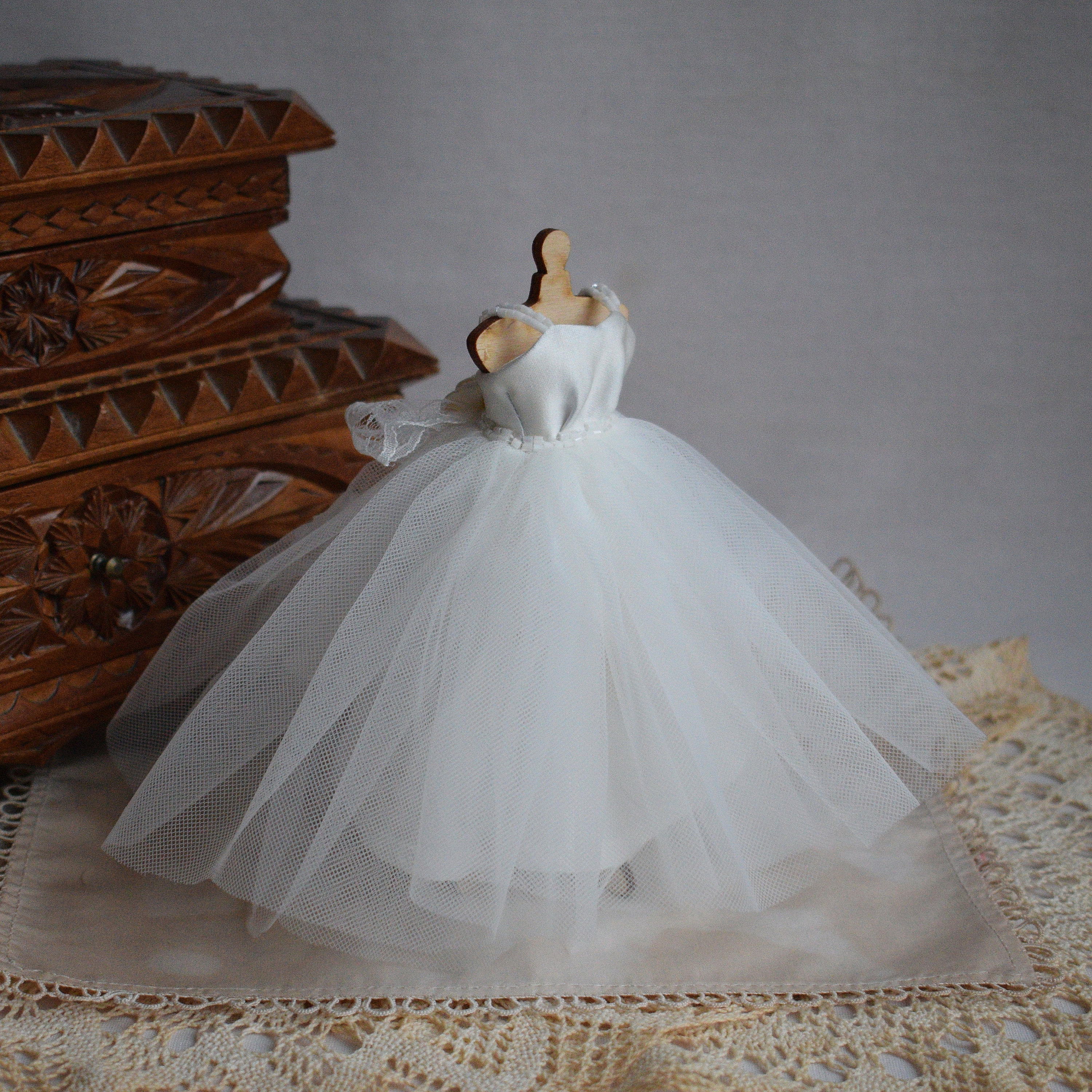 Create or Reproduce Your Wedding Dress for Your Doll, Wedding Doll