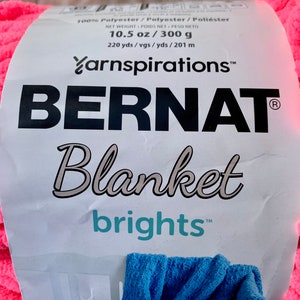 Bernat Blanket Brights Waterslide Varg Yarn - 3 Pack of 150g/5.3oz -  Polyester - 6 Super Bulky - 108 Yards - Knitting/Crochet