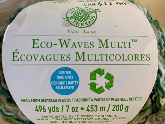Eco-Waves Multi Yarn: Recycled Aran Weight, 496 yds