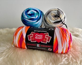 Fio quadrado Red Heart Grandma: 100% acrílico penteado