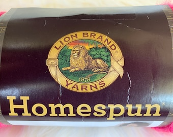 Lion Brand Homespun Yarn: Bulky Acrylic Blend, 185 yds