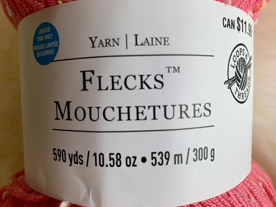 Loops & Threads Flecks Yarn: Worsted Weight Acrylic Blend (300g / 590 yds)