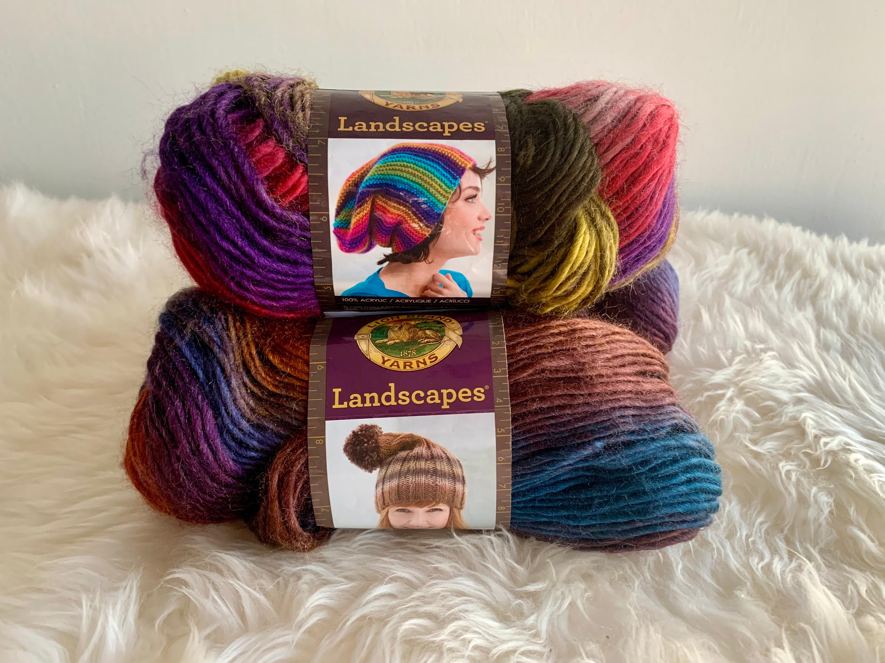 Lion Brand landscapes Yarn - Boardwalk