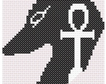 Anubis Cross Stitch Pattern