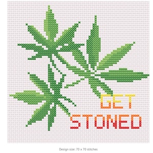 Get Stoned Cross Stitch Pattern
