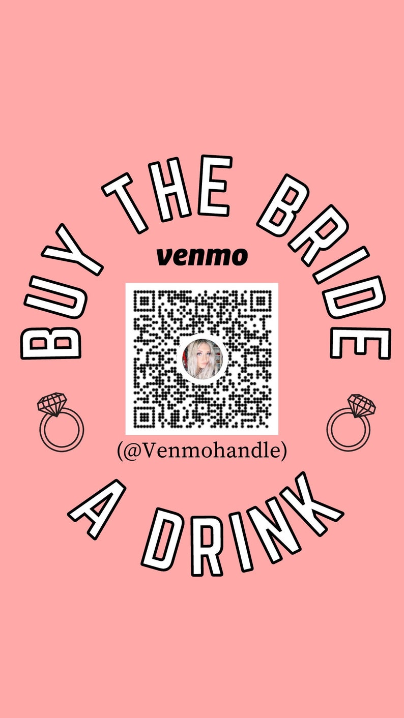 Buy the Bride A Drink Story Template Bachelorette Venmo Etsy