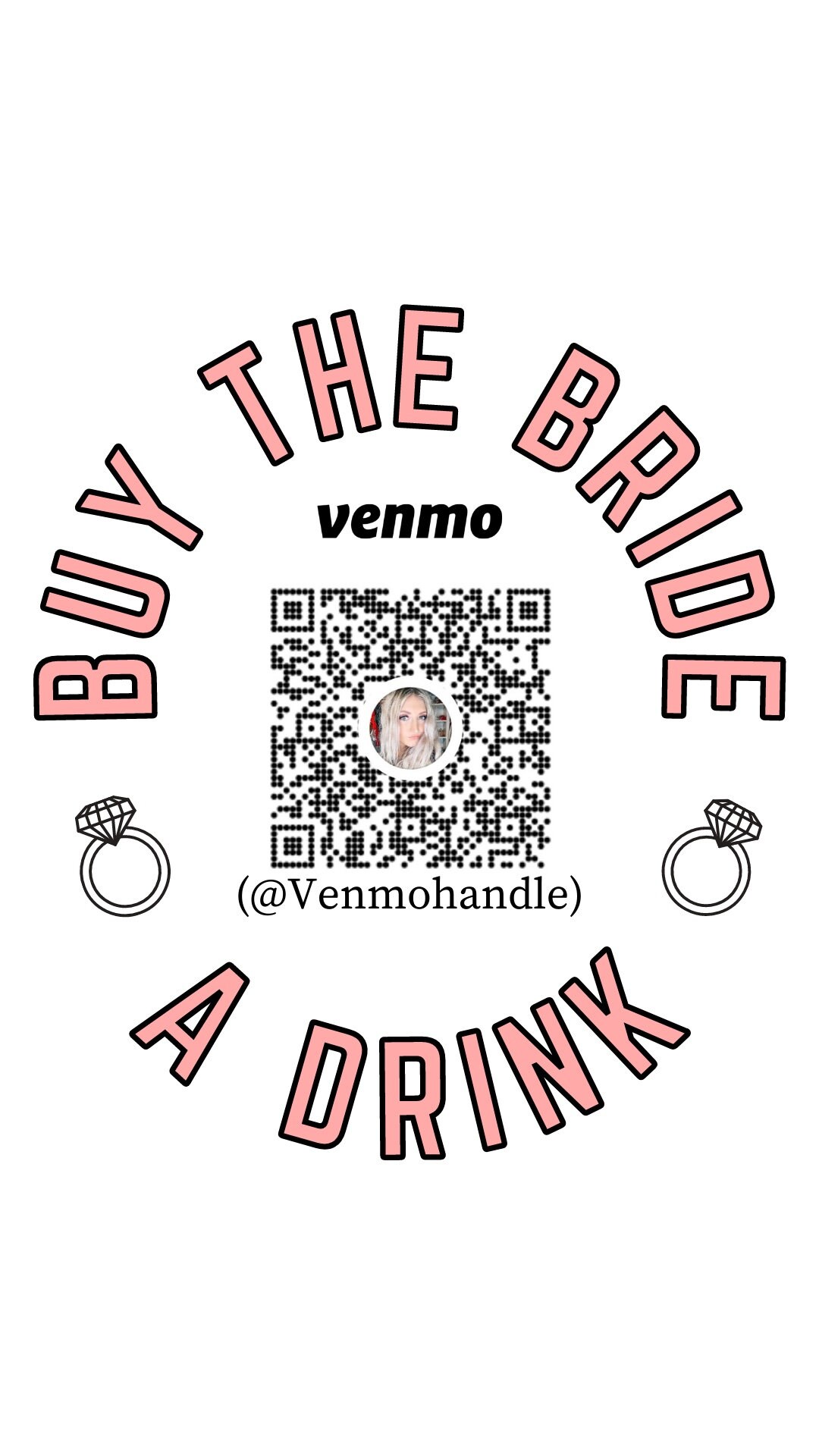 Buy the Bride A Drink Story Template Bachelorette Venmo Etsy