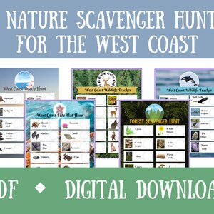 Nature Scavenger Hunts for the West Coast