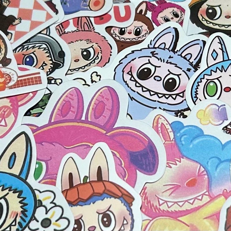 Labubu Stickers - Etsy