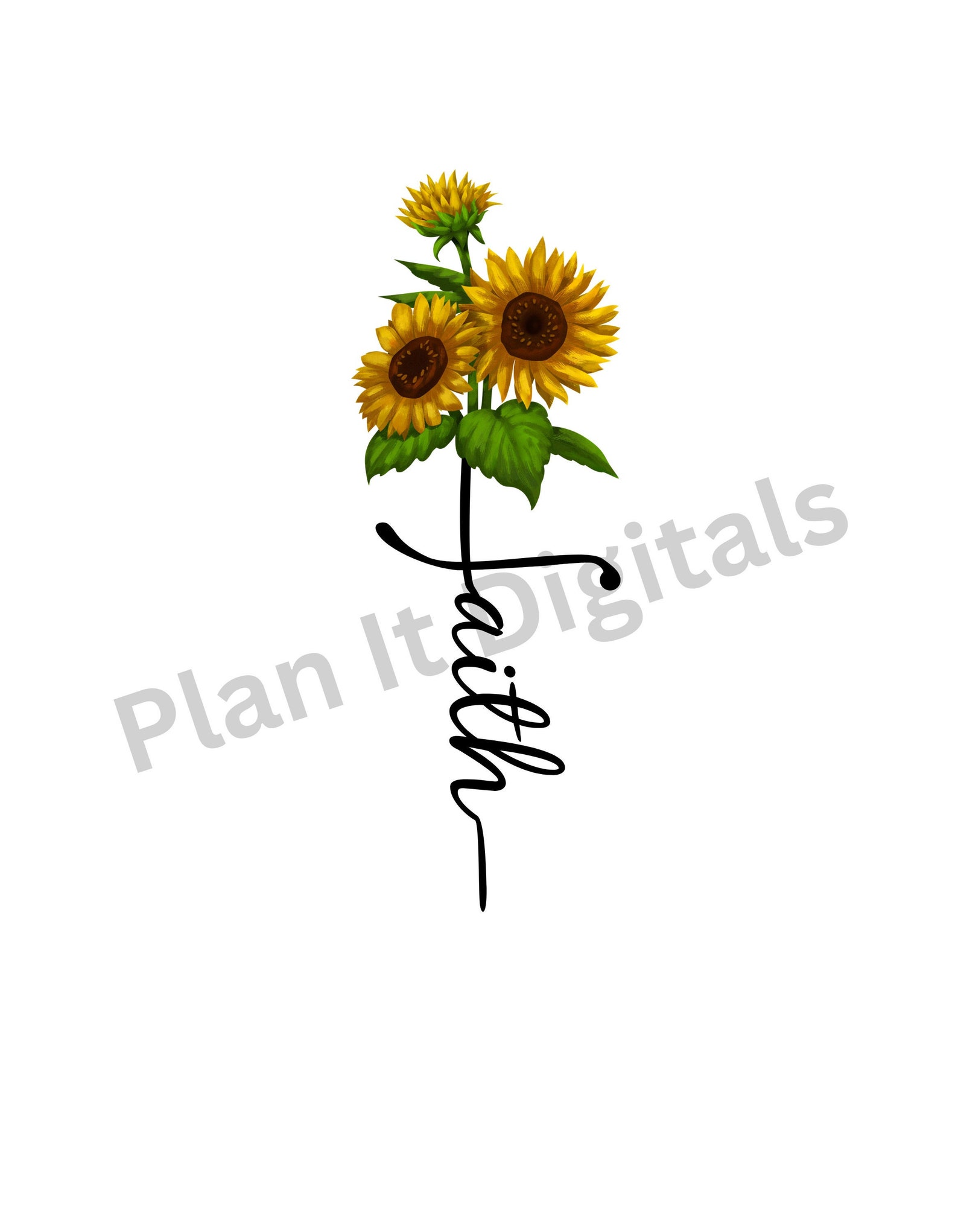 Sunflower Faith PNG, Sunflower PNG, Sunflower SVG, Faith Png, Faith Svg ...