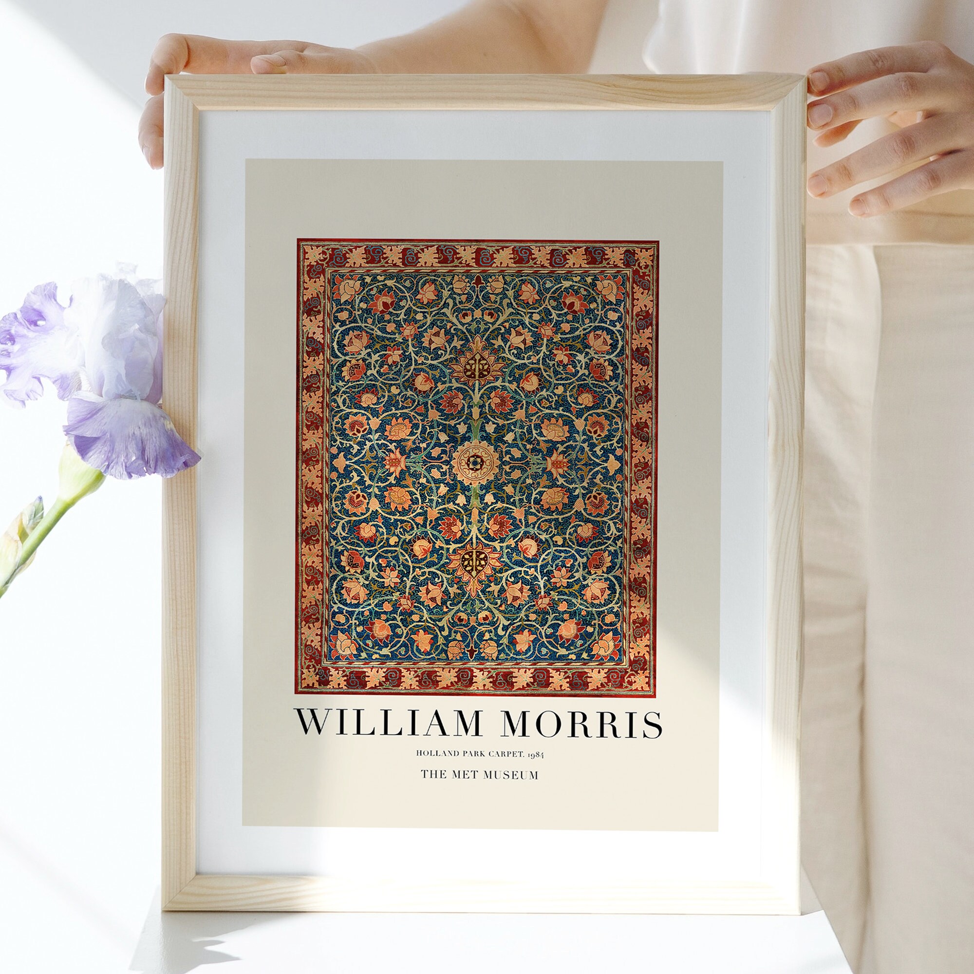 William Morris Abstract Printable Wall Art Vintage Exhibition - Etsy