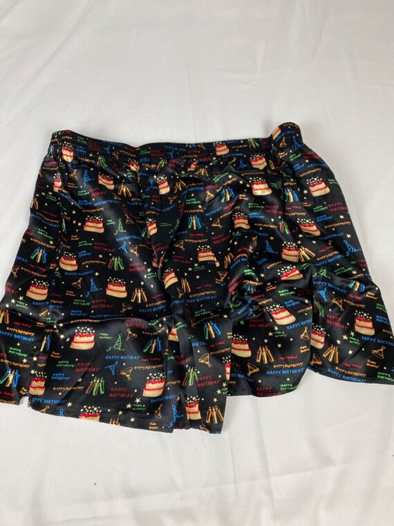 Intimo Mens Classic Silk Boxers Birthday Theme Large Gem