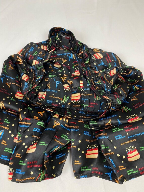 Intimo Mens Classic Silk Boxers Birthday Theme Large Gem