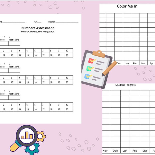 Kindergarten Assessment Etsy