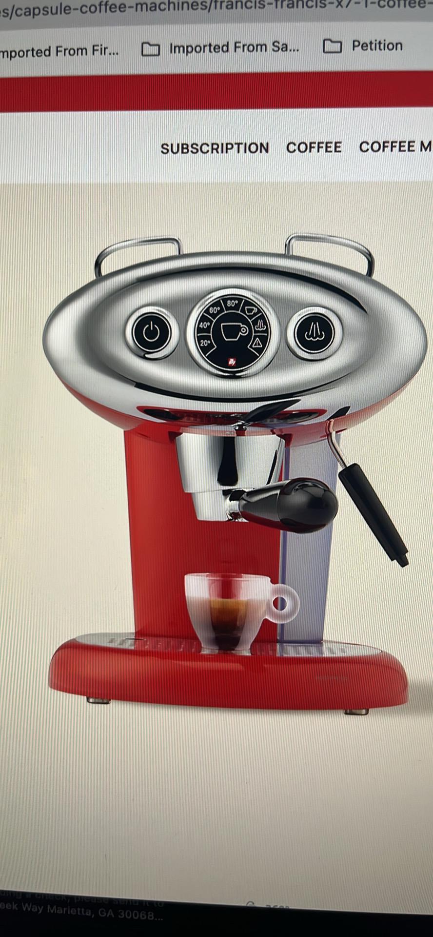 illyエスプレッソマシン　Red Illy E.S.E. Pod Coffee Machine - Red – Whole Latte Love