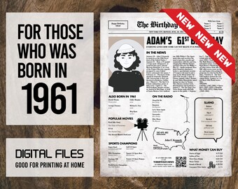 Back in 1961 - Etsy