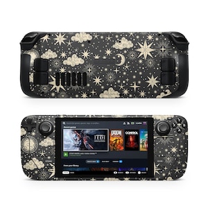Cute Starry Vinyl Skin for Steam Deck | Custom Protective Console Wrap, Valve Skin Sticker - OLED Compatible