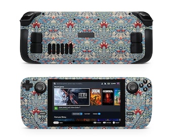 Revestimento para deck de vapor com padrão floral: adesivo protetor para console