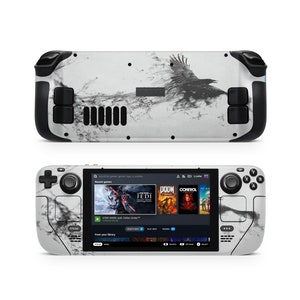 Raven Steam Deck Skin, Protective Steam Deck Console Decal Wrap, Custom Game Console Vinyl, Steam Deck Valve Skins Vinyl Sticker