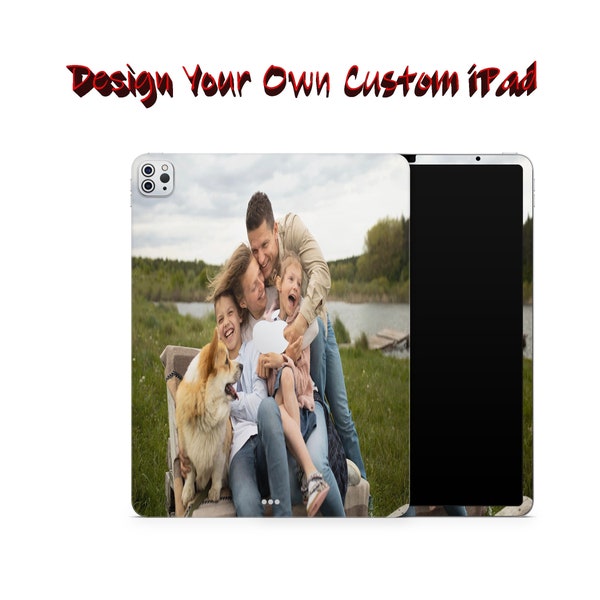 Custom Skin Decal Wrap  for iPad, iPad pro, iPad Air, iPad mini, All iPad models, Do it your own skin, Custom Design For iPad