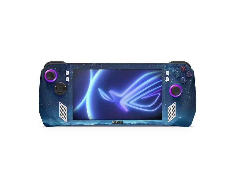 Dark Blue Night Sky Stars Asus Rog Ally Skin Protective Rog Ally