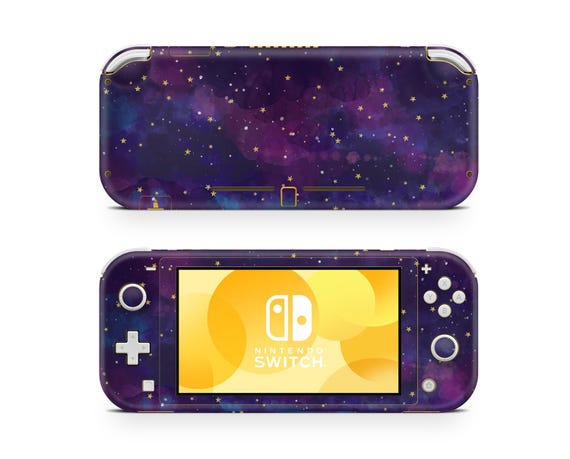 Purple Space Nintendo Switch Lite Skin | Galaxy Console Wrap - Etsy