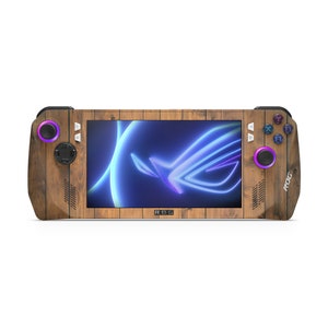 Wooden Texture Asus Rog Ally Skin, Protective Rog Ally Console Case ...