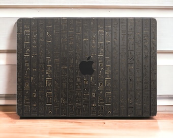 Egyptian Wall MacBook Skin - Ancient History MacBook Pro Skin Wrap - Full cover skin for MacBook Pro & Air Models, M1, M2, 13&quot;, 14&quot;, 16, All