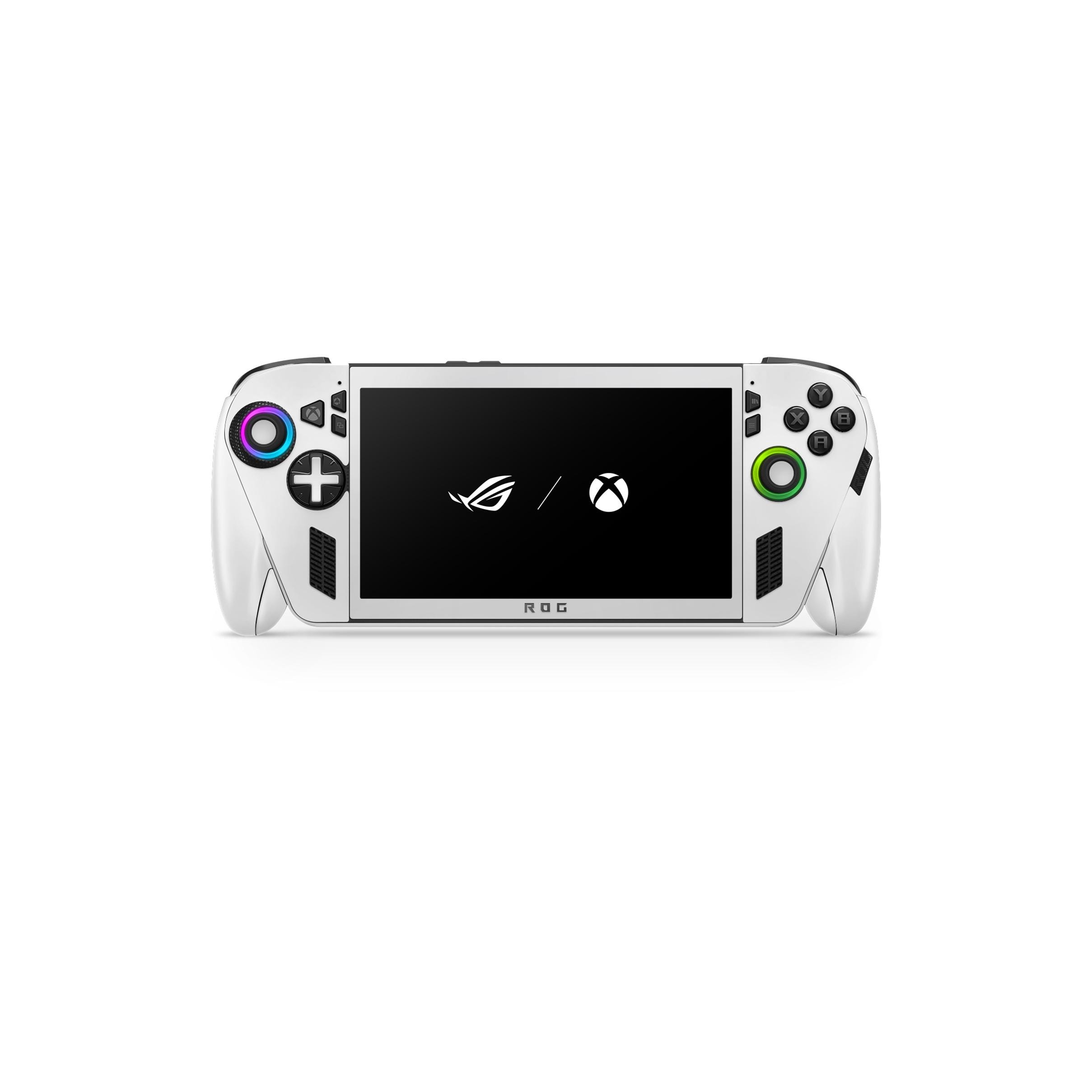 White Edition Skin for Rog Xbox Ally, Minimalist Full Wrap Vinyl 