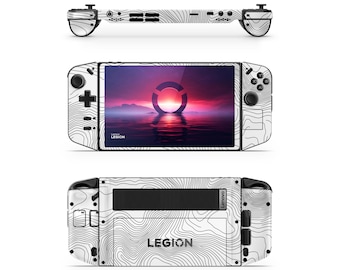 Damascus White Vinyl Skin for Lenovo Legion Go, Protective Console Wrap - Legion GO S and Legion GO 2 Compatible