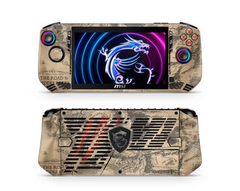 Msi Claw A1M Custom Skin Clear Protective Case, Dreamy Oriental