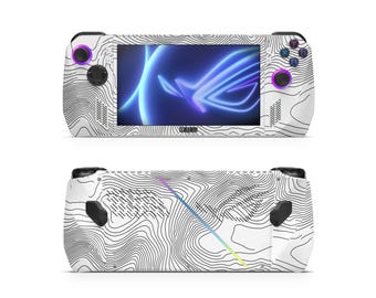 Damascus Vector Lines ROG Ally Skin | Protective Console Vinyl