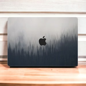 Forest Silhouette MacBook Skin - Quality MacBook Pro Skin Vinyl Wrap - Full cover skin for MacBook Pro & Air Models, M1, M2, 13&quot;, 14&quot;, 16&quot;