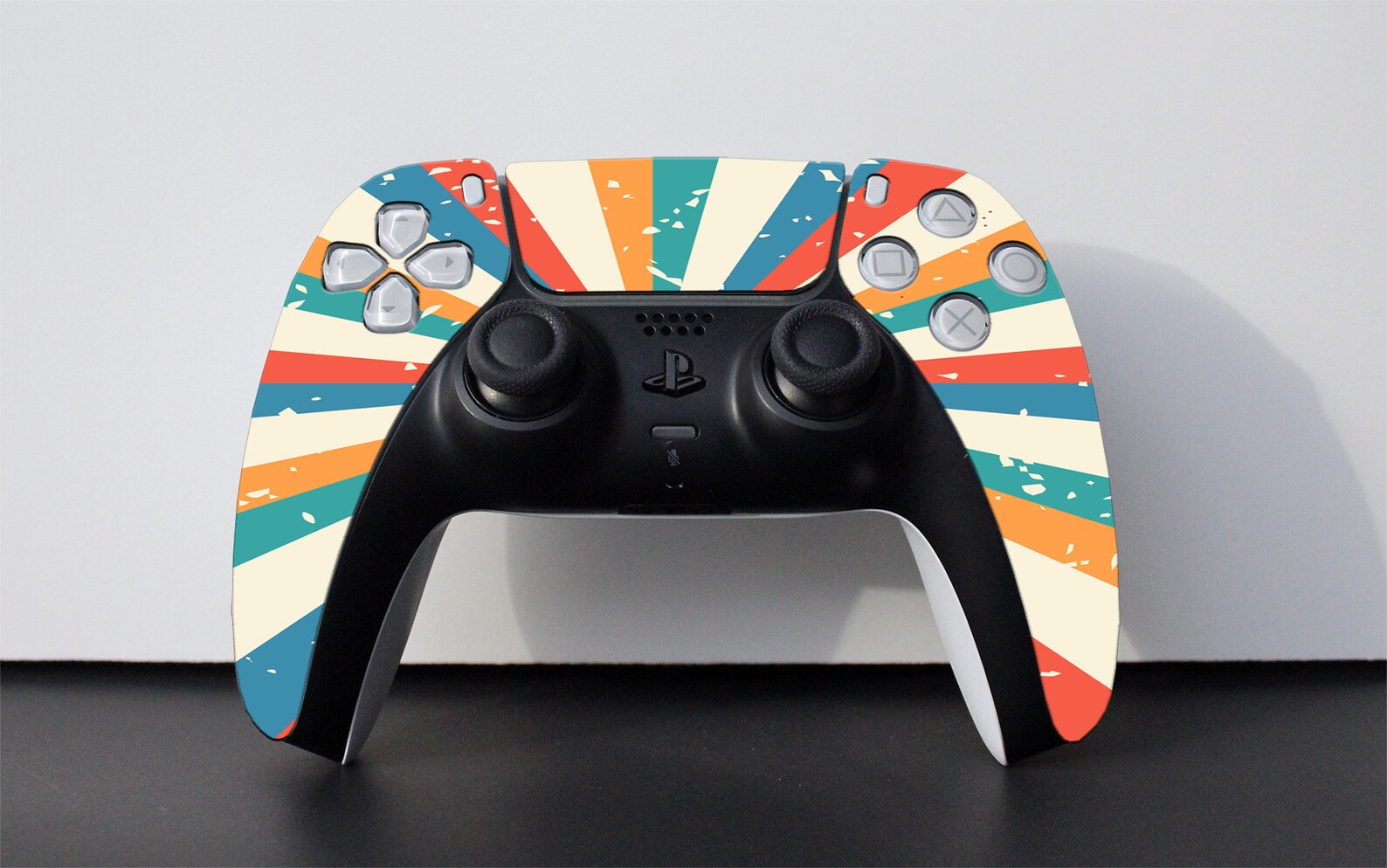 Ps5 Retro Colorwave Vector Wave PS5 Skin - Vector Wave Skin Decal for PS5 Playstation 5 ...