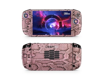 Legion Go 2 Pink Snake Skin | Cobra Texture Vinyl Wrap for Handheld Console