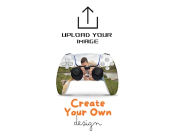 Customize Your PS5 Controller - Create Your Controller Design - Custom PS5 Slim Skin Controller - Personalize Your PlayStation 5 Controller