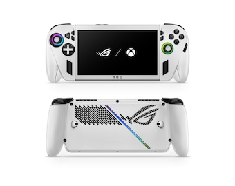 White Edition Skin for Rog Xbox Ally, Minimalist Full Wrap Vinyl Decal
