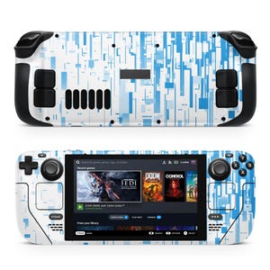Scientific Lines Vinyl Skin for Steam Deck | Custom Protective Console Wrap, Valve Skin Sticker - OLED Compatible