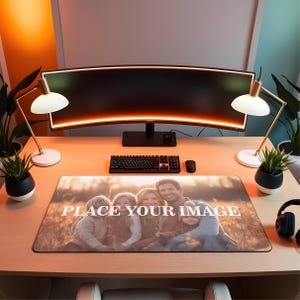 Personalized Photo Mouse Pad | Custom Gaming Desk Mat