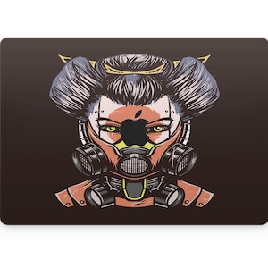 Geisha MacBook Skin - Pellicola vinilica di qualità per MacBook Pro - Copertura completa per modelli MacBook Pro e Air, M1, M2, 13", 14", 16"