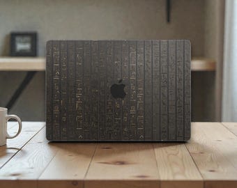 Ägyptische Hieroglyphen MacBook Skin - lange Geschichte Full Cover Wrap - Full Cover Vinyl