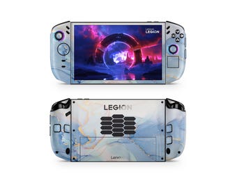 Legion Go 2 Marble Blue Skin | Luxury Vinyl Wrap for Lenovo Handheld