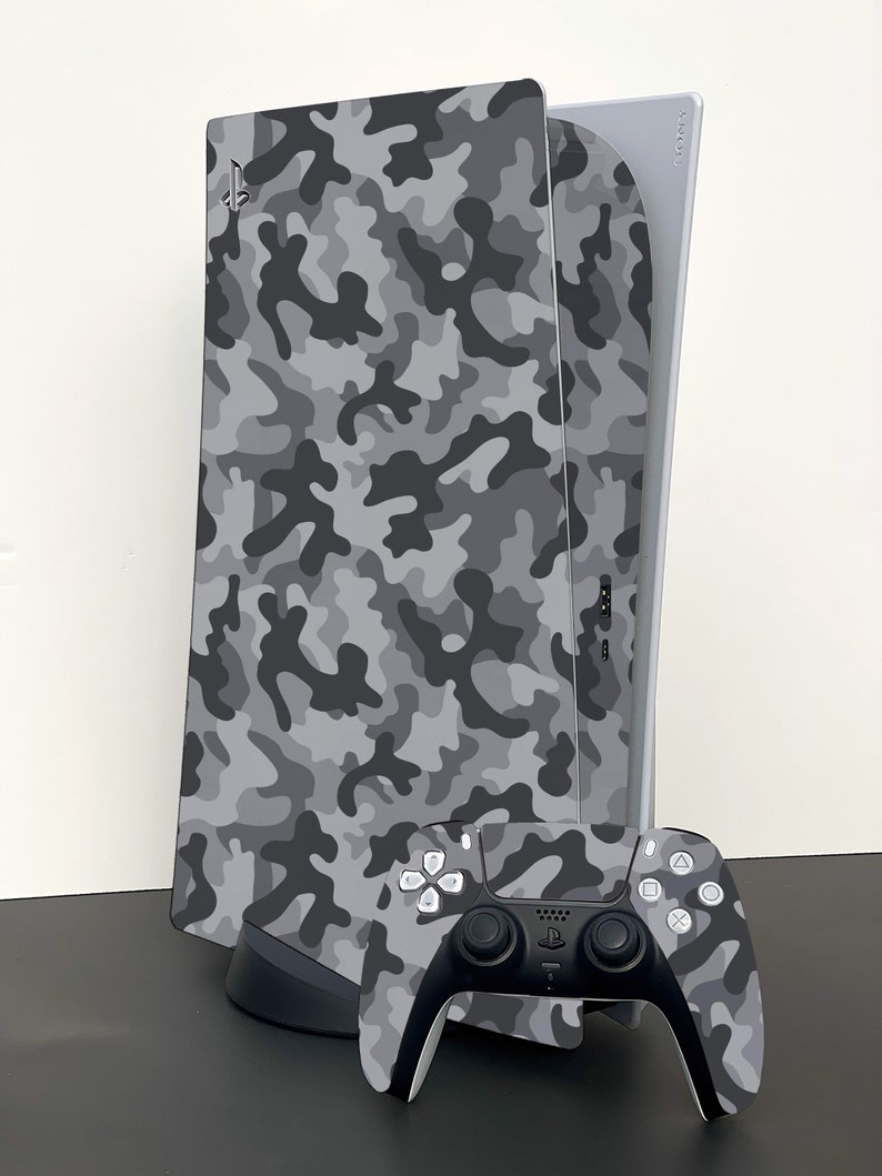Custom PlayStation 5 skin decals with personalized design