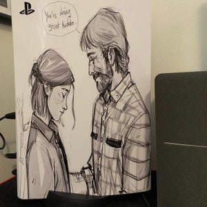 Custom PlayStation 5 skin decals with personalized design